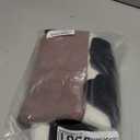 LAISHEN Womens Fall Fashion 2023 Long Sleeve Sweaters Casual Loose Color Block Crew Neck Knit Pullover Tops (Small, Creamy-white and Black)