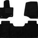 WENNEBIRD Superior Carpet Floor Mats for 2017-2026 Ford Super Duty F-250/F-350/F-450 Crew Cab (with Under-Seat Fold-Flat Storage), 0.6-Inch Ultra-Thick, Noise-Reducing, All-Weather 3-Pc Set