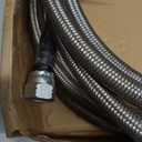 6AN 70" Transmission Oil Cooler Hose Line kit Compatible with 4L60E 4L80E TH350 TH400 200-4R 700R4 C5 Stainless Steel Braided PTFE Hose TR6060