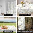 Shower Curtain for Bathroom, Cute Shower Curtain Sets with 12 Hooks, Waterproof Fabric Bath Curtain for Home, 72Wx72H Beautiful Flowers