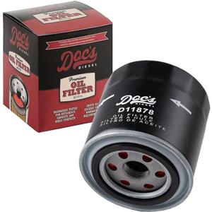 Doc's Diesel Oil Filter D11878 | Compatible with Chevrolet/GMC 6.6L Duramax 2500HD, 3500HD 2020+ | Replaces PF26