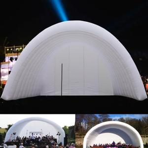 Inflatable Event Stage Tent includes a 950W Blower，Inflatable Stage Elevate Your Occasions with Style and Convenience,Inflatable Stage Cover, Size: 20x15x13FT