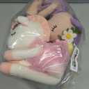 Meooeck 2 Pcs 16 Inch Unicorn Stuffed Animals Plush Ballerina Doll Soft Unicorn Cute Ballerina Toys Ballet Stuffed Animals Toys Decorations Wedding Birthday Gift for Girls, 2 Colors