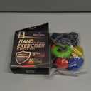 roygra Grip Strength Trainer (8 Pack), Forearm Strengthener, Stress Balls for Adults, Hand Strengthening Devices, Wrist Finger Strengthener, Physical Therapy Exercise Equipment, Golf Baseball Climbing