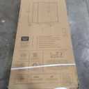 Keter Premier Tall 4.6 x 5.6 ft. Resin Outdoor Storage Shed with Shelving Brackets for Patio Furniture, Pool Accessories, and Bikes, Grey & Black