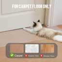 Uross Carpet Protector for Pets - Cat Scratch Guard Mat, Anti Scratch Under Door Guard, Easy to Cut Plastic, 3.6FT