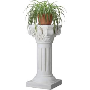 1 Pack 21.7 Inches Roman Column Pedestal Pillar Classical Wedding Greek Pillar for Indoor Outdoor Garden Birthday Party Decor or Display Pedestal Stand for Plants and Sculptures (Elegant)