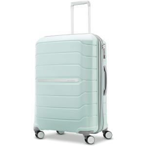 Samsonite Freeform Hardside Expandable with Double Spinner Wheels, Mint Green, Checked-Medium 24-Inch