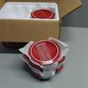 LOVECASA Mini Cocotte Set,12 OZ Small Casserole Dishes with Lids, Soup Bowls With Handles, Individual Baking Ramekins, Oven, Microwave & Dishwasher Safe, Set of 4, Red