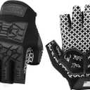 Seibertron Lineman 2.0 Padded Palm Football Receiver Gloves, Flexible TPR Impact Protection Back of Hand Glove Adult and Youth Sizes (Fingerless Black)