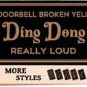 30x17 In Funny Merry Christmas Doormats for Front Door Mat Doorbell Broken Yell DingDong Really Loud Outdoor Entrance Non Slip Mats Indoor Decor Bathroom Mat Entrance Rug Kitchen Rugs and Mats