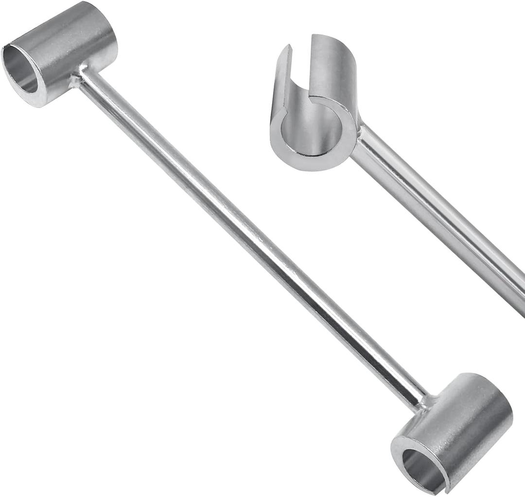 Door Hinge Adjustment Tool, 14-19mm Double Head Heavy Duty Door Hinges Repair Gap Adjusting Wrench Tool for Residential Fire Security Cleanroom Doors (1 PCS)