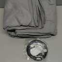 Grounding Sheet, Fitted King Size, Organic Cotton and Conductive Silver, Earth Connected Sheets for Improved Sleep, Pain Relief, Wellness. 78"x 80"x15", Gray Sheets with 15 Ft Grounding Cord