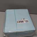 Mueller Ultratemp Bed Sheets Set, Super Soft 1800, 6 Piece Set, Deep Pocket up to 16" Sheets, Transfers Heat, Breathes Better, Hypoallergenic, Wrinkle, Aqua, California King