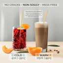 10'' Biodegradable Sugarcane Straws, Extra-Long Straw | 100 Count, 100% Compostable, Plastic-Free, Eco-Friendly Drinking Straw | Sugar Fiber, Party Jumbo Disposable Straws, 10 Inches Tall