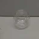 Plastic Fish Bowl 30 oz Decorative Small Mini Fishbowl Round Plastic Aquarium Fish Bowls Unbreakable Heavy Duty Bowl for Centerpiece Vases, Party Decorations, Pack of 1