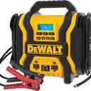 DEWALT DXAEPS14 2000 Peak Battery Amp 12V Automotive Battery Booster Jump Starter/Power Station with 120 PSI Compressor, 500W AC Power Inverter, and 15W USBa & 25W USB Ports