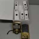 Kwikset HomeConnect 620 Z-Wave Long Range Enabled Keypad Smart Lock Convenient Keyless Entry, Customizable User Codes, Ring Alarm Compatible, Hub Required, Sold Separately Polished Brass Traditional,Polished Brass, Traditional, Z-Wave Long Range