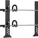 Trimmer Racks for Open Trailers - Weedeater Rack Lockable Weed Eater Racks for Open Trailer Landscape Truck Holder Lawn Equipment Accessories with 2 Locks (2 Locking Positions)