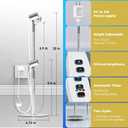 LED Spotlight Indoor, Height Adjustable 9"-20",Plug-in Small Floor Spot Lights, 3000K Uplighting,Timer 3/9/12H,10 Brightness, Focus Display Lights for Plant/Painting/Picture/Tree,Accent Decor lighting (Silver)