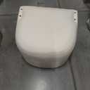 Upholstered Dining Chairs with Removable Casters Barrel Side Armchair with Rollers for Dining Room, Bedroom, Living Room, Reading Room, Ivory, Set of 1