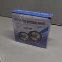 8 inch Steel Wire Weed Wheel Brush Cutter Trimmer Head, Universal Weed Eater Attachments, Unbreakable Wired Trimmer Blade Replacement with 2 Pack of Adapters kit for Weed Wacker