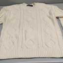 Trendy Queen Women's Oversized Cable Knit Crewneck Sweaters S