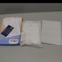 FUNTOUCH Rechargeable Travel Makeup Mirror with 72 Led Lights, Portable Lighted Beauty Mirror, 3 Color Lighting, Dimmable Touch Screen, Tabletop LED Folding Cosmetic Vanity Mirror (White)