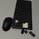 Redragon Wireless Gaming Keyboard and Mouse Combo, Bluetooth/2.4G/USB-C Wired, RGB Backlit, 75% Portable Quiet Rechargeable Macro Membrane Keyboard & 12800 DPI Mouse with Software for Win/MAC