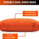 Dual Sided Corn Hole Bags Professional Cornhole Bags Set of 8 Regulation Corn Hole Bean Bags Slick and Stick