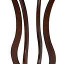 Coaster Home Furnishings - Elton - Wood - Round Plant Stand with Faux Marble Top, Curved Wooden Legs, Built-in Shelf Base and Traditional Style - Living Room - Brown - 900926, 18"D x 18"W x 28.5"H