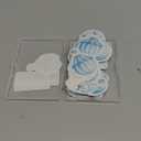 Boy Wall Decals Peel and Stick, Watercolor Blue Hot Air Balloon and Clouds Wall Sticker for Baby Boys Room Kids Room Playroom Gender Neutral Room Nursery Wall Art Stickers Decor