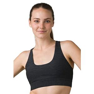 PrAna Women's Kimble Bra, Black Heather, M