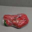 ROZKITCH Small Dog Fleece Pajamas, Pet Windproof Warm Cold Weather Jacket Vest Cozy Jumpsuit Apparel Outfit Clothes for Small Medium Large Dog Walking Hiking Sleep Red S (S(Back Length:16"))