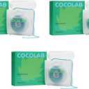 Cocofloss Woven Dental Floss, Dentist-Designed Oral Care, Mint, Waxed, Expanding, Vegan, Kid-Friendly String Floss with Coconut Oil, 3 Spools (33 yd Each) (96 Foot (Pack of 3))