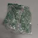 Lenwen Mini Snowflake Tree Topper Christmas Miniature Tree Topper Acrylic Small Snowflake Treetop Decoration Xmas Treetop Ornaments for Winter Holiday Party Decor(White,Shiny)