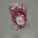 3 x Pink Heart Shape Headband Glitter Sunglasses Sequin Earrings Valentines Day Halloween Cosplay Costume Accessories Set