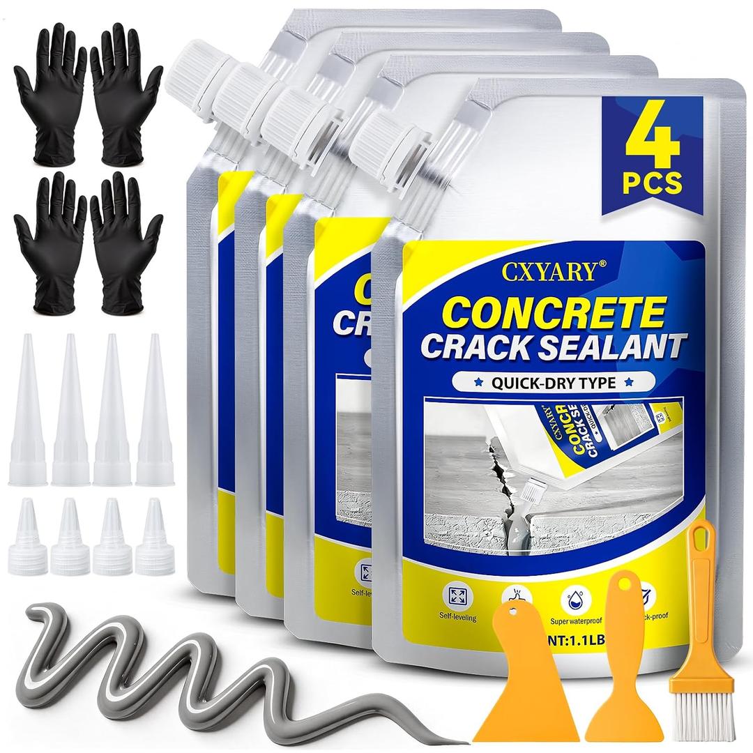 Concrete Crack Filler,Self Leveling Cement Magic Crack Filler for Concrete