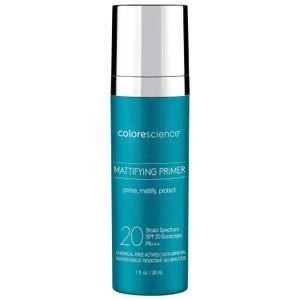 Colorescience Mattifying Perfector Face Primer, Water Resistant Mineral Sunscreen, Broad Spectrum 20 SPF UV Skin Protection, 1 Fl Oz