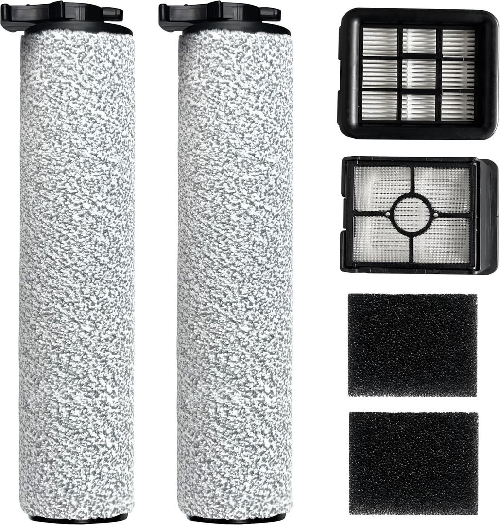 Replacement Brush Roller and HEPA Filters Kit Compatible with Bissell Crosswave HF3 Cordless Wet/Dry Vacuum Cleaner 3649A Model
