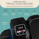 Lifepro AutoGlide Under Desk Elliptical Exercise Machine Quiet Elliptical Machine for Home or Office Portable Leg Exerciser While Sitting Seated Pedal Exerciser for Seniors & Adults