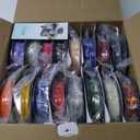 SUNLU PLA+2.0 Filament 1.75mm Bundle, 250g Spool, 16 Rolls, BoneWhite+Midnight+CoffeeBrown+Red+Yellow+OliveGreen+Blue+Orange+Purple+Magenta+Oak+Beige+Transparent Series-Clear+Orange+Red+Blue