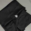 NICETOWN Black French Door Curtains for Window, 100% Blackout Thermal Insulated Window Covering for Glass Door, Front Kitchen Curtain Tie Up Shade 26W x 72L Inches Long, 1 Panel