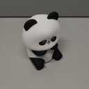 TLAOTNIY Squishy Cute Panda Night Light,Voice Controlled Light with 4 Color Modes Soft Silicone USB Charging Panda Lamp for Kids Room,Novelty Animal Night Lamp for Decor (C-1pack)