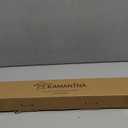 KAMANINA Curtain Rods No Drilling for Windows 16 to 30 Inches, 5/8 Inch Small Curtain Rod for Door Screwless with Adhesive Brackets without Drilling, White