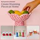 Sculpd - The Original Pottery Kit for Adults - Air Dry Clay for Adults, Tools, Varnish, Brushes, Mother's Day Activities, Arts & Crafts Set, Gloss Varnish with Pastel Tones