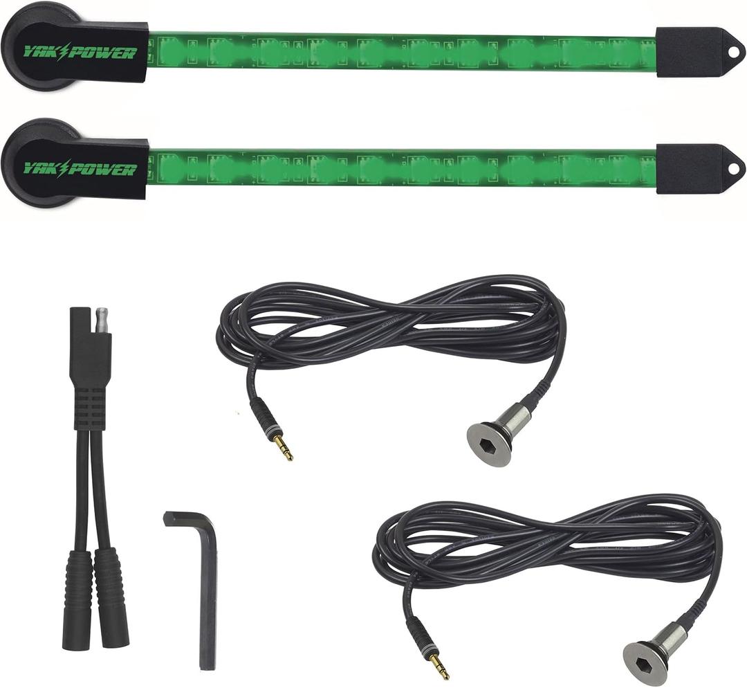 Yak-Power 10 Inch LED Light Kit, 2-Piece, Lights for Kayaking (Green) Yak-Power 10 Inch LED Light Kit, 2-Piece, Lights for Kayaking (Green)