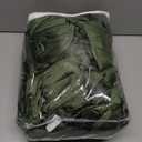 MIULEE Olive Green Velvet Curtains 108 inches Long, Pinch Pleated Blackout Drapes with Hooks, Thermal Insulated Pinch Pleat Panels for Bedroom Living Room, 2 Panels