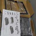 OPNICE Desk Organizer and Accessories, 2-Tier Computer Monitor Stand Riser with Drawer and 2 Pen Holders, Laptop Stand, Office Desk Accessories for Office Supplies, Black (Black 1-Pack)