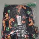 RAISEVERN Couples Christmas Matching Pajama Women, Men Xmas Pjs Soft Pajama Set Long Sleeve Loungewear Warm Sleepwear. Size XL Gingerbread